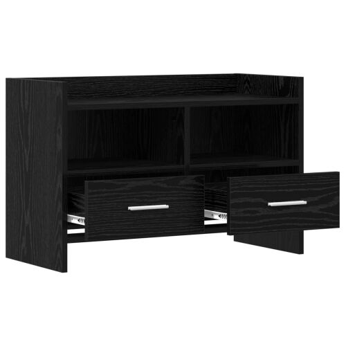 TV ormar 71,5 x 33 x 47 cm Crni hrast Konstruirano drvo - Crni hrast Cijena