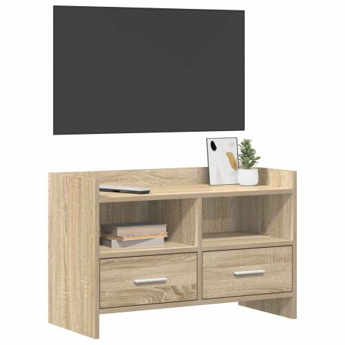 TV ormar 71,5 x 33 x 47 cm Hrast sonoma Konstruirano drvo - Hrast sonoma Cijena