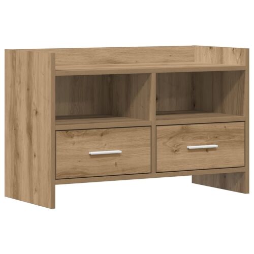 TV ormar 71,5 x 33 x 47 cm Hrast artisan Konstruirano drvo - Hrast artisan Cijena