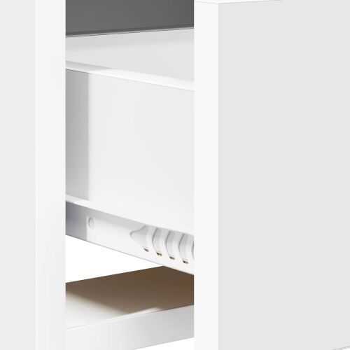 TV ormar 100 x 33 x 47 cm Bijela Konstruirano drvo - Bijela Cijena