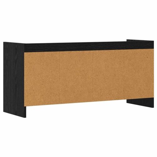 TV ormar 100 x 33 x 47 cm Crni hrast Konstruirano drvo - Crni hrast Cijena