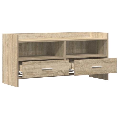 TV ormar 100 x 33 x 47 cm Hrast sonoma Konstruirano drvo - Hrast sonoma Cijena