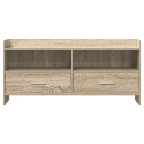 TV ormar 100 x 33 x 47 cm Hrast sonoma Konstruirano drvo - Hrast sonoma Cijena