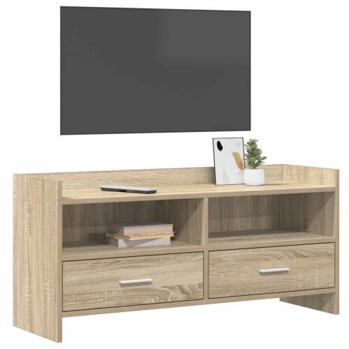 TV ormar 100 x 33 x 47 cm Hrast sonoma Konstruirano drvo - Hrast sonoma Cijena