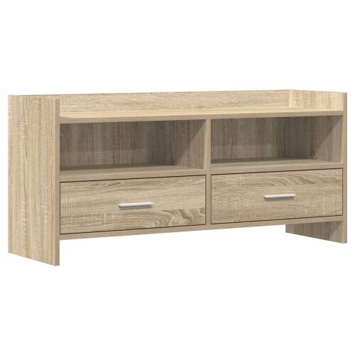 TV ormar 100 x 33 x 47 cm Hrast sonoma Konstruirano drvo - Hrast sonoma Cijena
