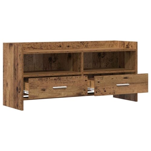 TV ormar 100 x 33 x 47 cm Staro drvo Konstruirano drvo - Staro drvo Cijena