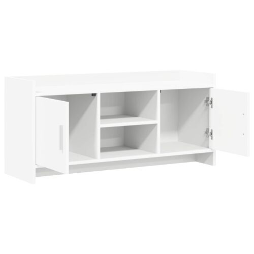 TV ormar 102 x 33 x 47 cm Bijela Konstruirano drvo - Bijela 102 cm Cijena