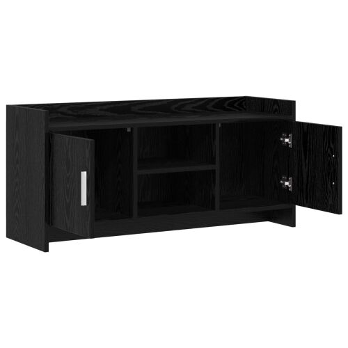 TV ormar 102 x 33 x 47 cm Crni hrast Konstruirano drvo - Crni hrast 102 cm Cijena