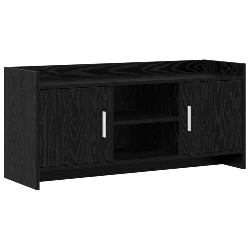 TV ormar 102 x 33 x 47 cm Crni hrast Konstruirano drvo - Crni hrast 102 cm Cijena