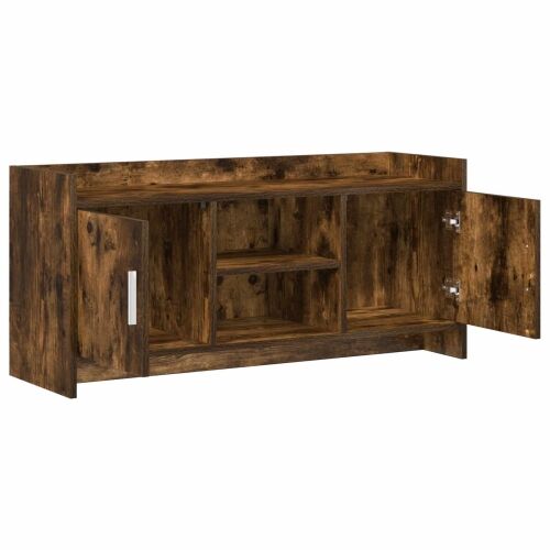 TV ormar 102 x 33 x 47 cm Dimljeni hrast Konstruirano drvo - Dimljeni hrast 102 cm Cijena