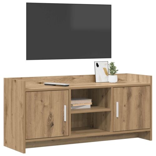 TV ormar 102 x 33 x 47 cm Hrast artisan Konstruirano drvo - Hrast artisan 102 cm Cijena