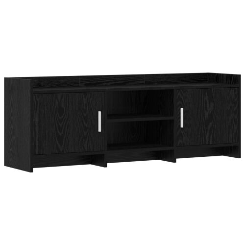 TV ormar 130 x 33 x 47 cm Crni hrast Konstruirano drvo - Crni hrast 130 cm Cijena