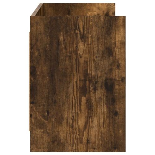 TV ormar 130 x 33 x 47 cm Dimljeni hrast Konstruirano drvo - Dimljeni hrast 130 cm Cijena