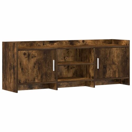 TV ormar 130 x 33 x 47 cm Dimljeni hrast Konstruirano drvo - Dimljeni hrast 130 cm Cijena