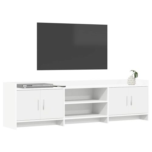 TV ormar 168 x 33 x 47 cm Bijela Konstruirano drvo - Bijela 168 cm Cijena