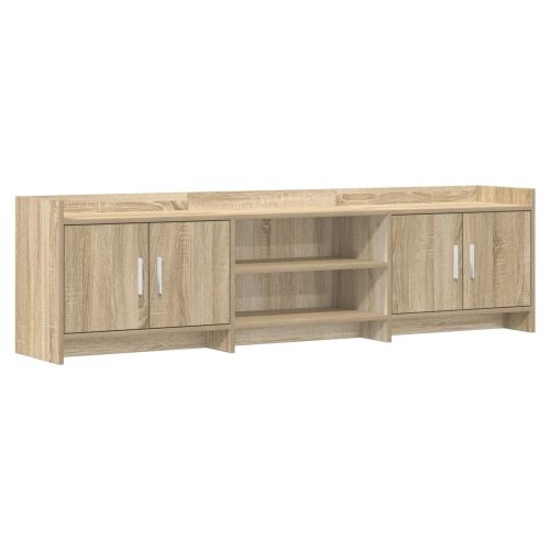 TV ormar 168 x 33 x 47 cm Hrast sonoma Konstruirano drvo - Hrast sonoma 168 cm Cijena