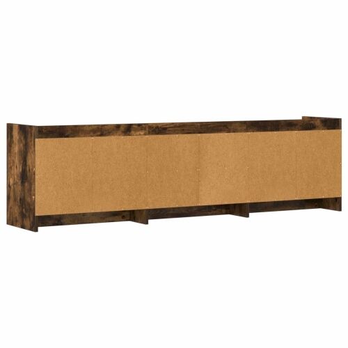 TV ormar 168 x 33 x 47 cm Dimljeni hrast Konstruirano drvo - Dimljeni hrast 168 cm Cijena