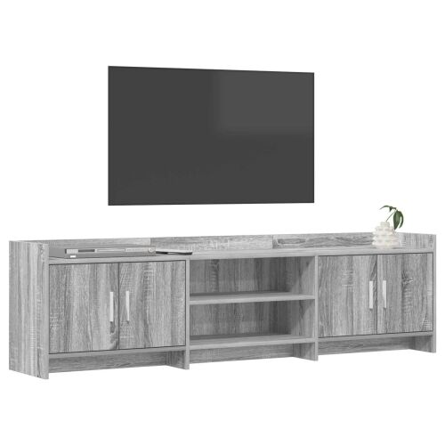 TV ormar 168 x 33 x 47 cm Siva Sonoma Konstruirano drvo - Siva Sonoma 168 cm Cijena
