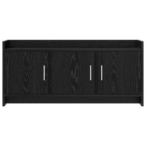 TV ormar 102 x 33 x 47 cm Crni hrast Konstruirano drvo - Crni hrast 102 cm Cijena