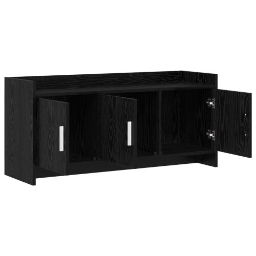 TV ormar 102 x 33 x 47 cm Crni hrast Konstruirano drvo - Crni hrast 102 cm Cijena