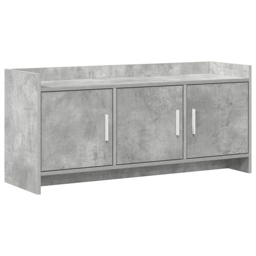 TV ormar 102 x 33 x 47 cm Betonska siva Konstruirano drvo - Betonska siva 102 cm Cijena