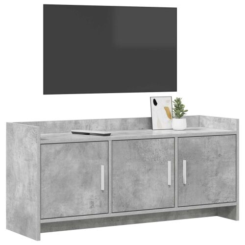 TV ormar 102 x 33 x 47 cm Betonska siva Konstruirano drvo - Betonska siva 102 cm Cijena