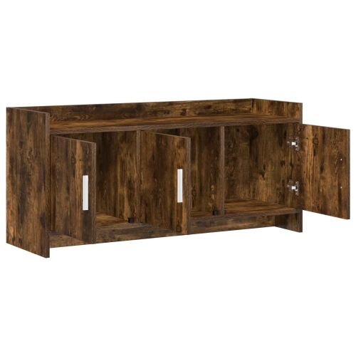 TV ormar 102 x 33 x 47 cm Dimljeni hrast Konstruirano drvo - Dimljeni hrast 102 cm Cijena
