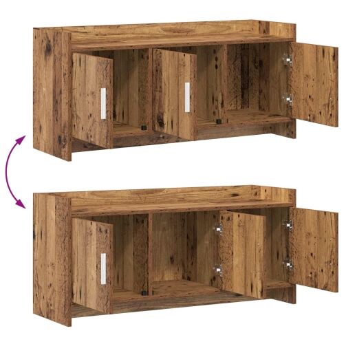 TV ormar 102 x 33 x 47 cm Staro drvo Konstruirano drvo - Staro drvo 102 cm Cijena
