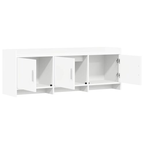 TV ormar 130 x 33 x 47 cm Bijela Konstruirano drvo - Bijela 130 cm Cijena