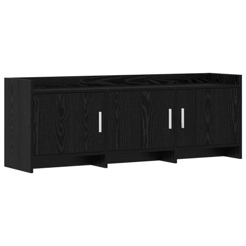 TV ormar 130 x 33 x 47 cm Crni hrast Konstruirano drvo - Crni hrast 130 cm Cijena