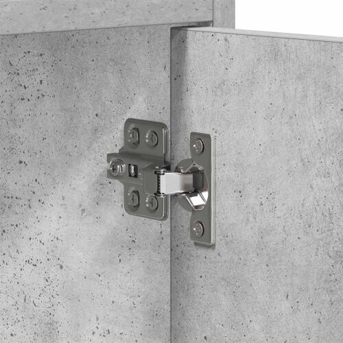 TV ormar 130 x 33 x 47 cm Betonska siva Konstruirano drvo - Betonska siva 130 cm Cijena