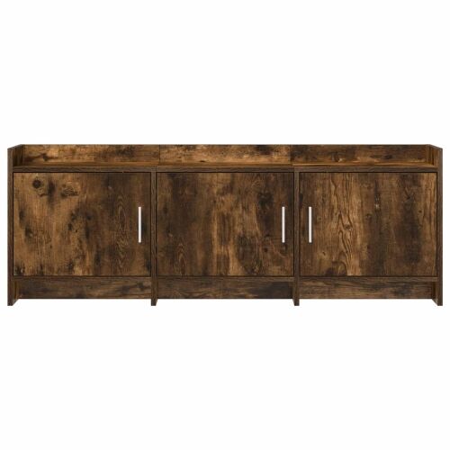 TV ormar 130 x 33 x 47 cm Dimljeni hrast Konstruirano drvo - Dimljeni hrast 130 cm Cijena