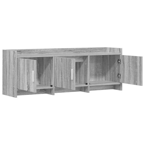 TV ormar 130 x 33 x 47 cm Siva Sonoma Konstruirano drvo - Siva Sonoma 130 cm Cijena