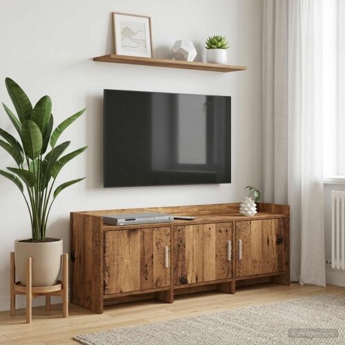 TV ormar 130 x 33 x 47 cm Staro drvo Konstruirano drvo - Staro drvo 130 cm Cijena