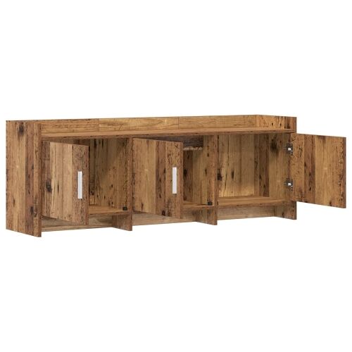 TV ormar 130 x 33 x 47 cm Staro drvo Konstruirano drvo - Staro drvo 130 cm Cijena