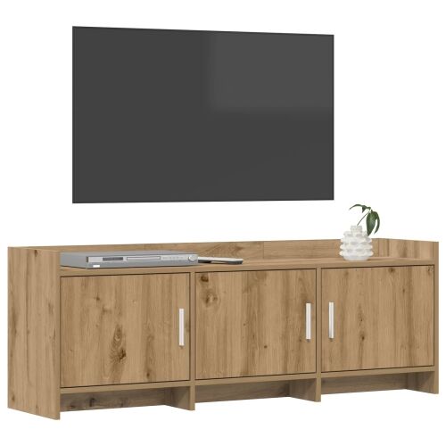 TV ormar 130 x 33 x 47 cm Hrast artisan Konstruirano drvo - Hrast artisan 130 cm Cijena