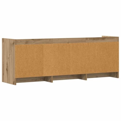 TV ormar 130 x 33 x 47 cm Hrast artisan Konstruirano drvo - Hrast artisan 130 cm Cijena
