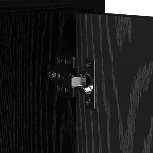 TV ormar 168 x 33 x 47 cm Crni hrast Konstruirano drvo - Crni hrast Cijena