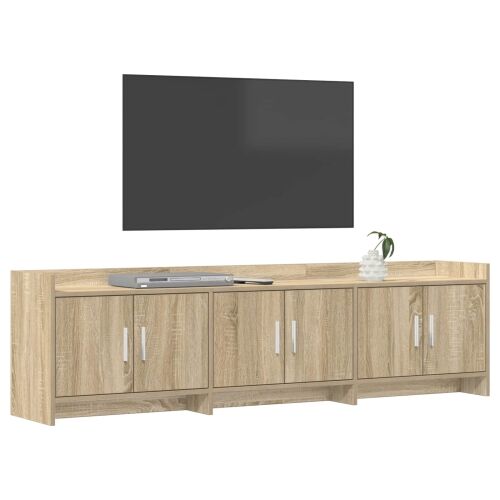 TV ormar 168 x 33 x 47 cm Hrast sonoma Konstruirano drvo - Hrast sonoma Cijena