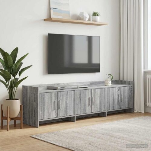 TV ormar 168 x 33 x 47 cm Siva Sonoma Konstruirano drvo - Siva Sonoma Cijena