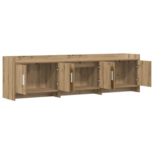 TV ormar 168 x 33 x 47 cm Hrast artisan Konstruirano drvo - Hrast artisan Cijena