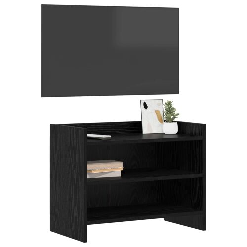 TV ormar 60 x 33 x 47 cm Crni hrast Konstruirano drvo - Crni hrast 60 cm Cijena