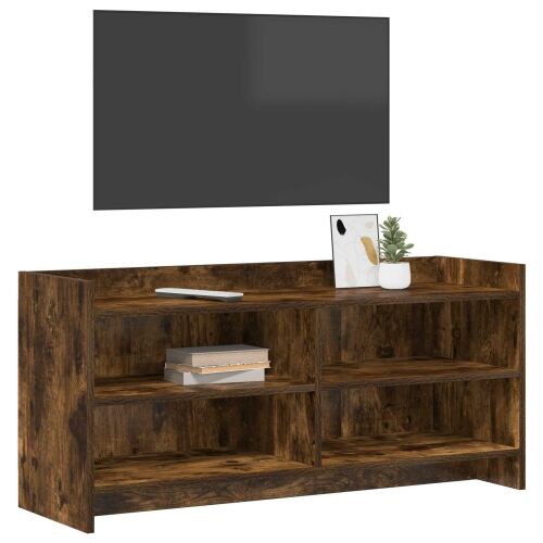 TV ormar 100 x 33 x 47 cm Dimljeni hrast Konstruirano drvo - Dimljeni hrast 100 cm Cijena