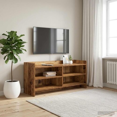 TV ormar 100 x 33 x 47 cm Staro drvo Konstruirano drvo - Staro drvo 100 cm Cijena