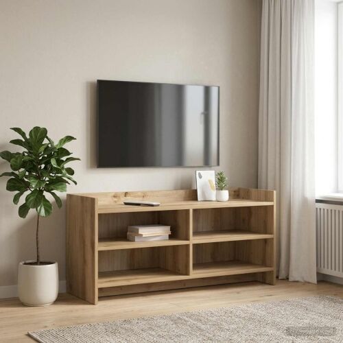 TV ormar 100 x 33 x 47 cm Hrast artisan Konstruirano drvo - Hrast artisan 100 cm Cijena