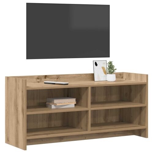 TV ormar 100 x 33 x 47 cm Hrast artisan Konstruirano drvo - Hrast artisan 100 cm Cijena