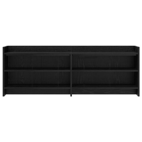 TV ormar 135 x 33 x 47 cm Crni hrast Konstruirano drvo - Crni hrast 130 cm Cijena
