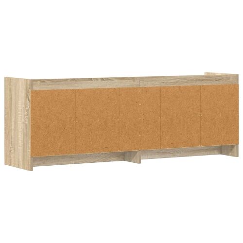 TV ormar 135 x 33 x 47 cm Hrast sonoma Konstruirano drvo - Hrast sonoma 130 cm Cijena