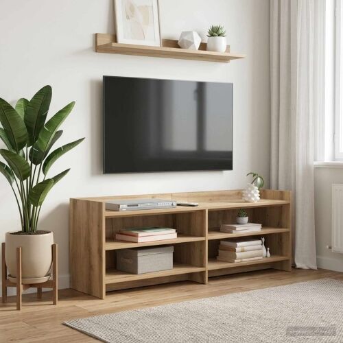 TV ormar 135 x 33 x 47 cm Hrast artisan Konstruirano drvo - Hrast artisan 130 cm Cijena