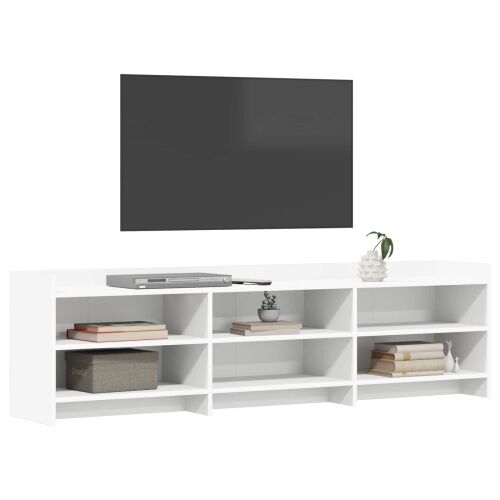 TV ormar 168 x 33 x 47 cm Bijela Konstruirano drvo - Bijela 168 cm Cijena